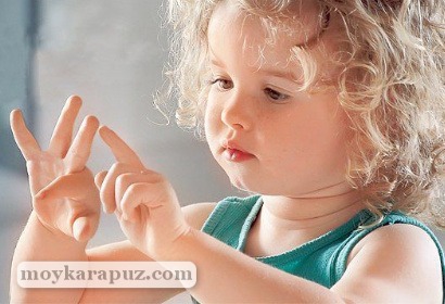 Игра с пальцами для детей