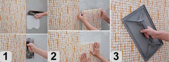 как клеить мозаику
