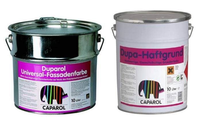 Краски Caparol на основе полимерных смол