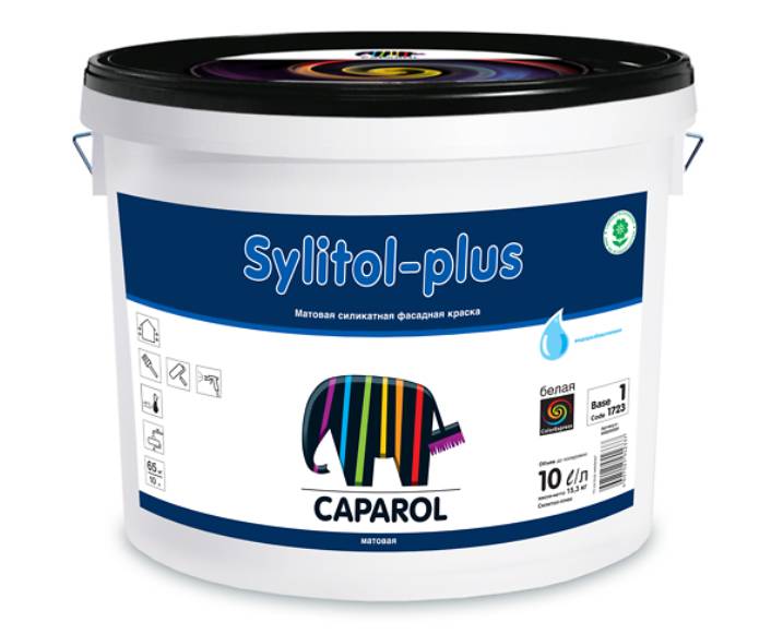 Силикатная краска марки Caparol