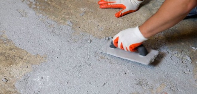 Затирка трещин в бетоне