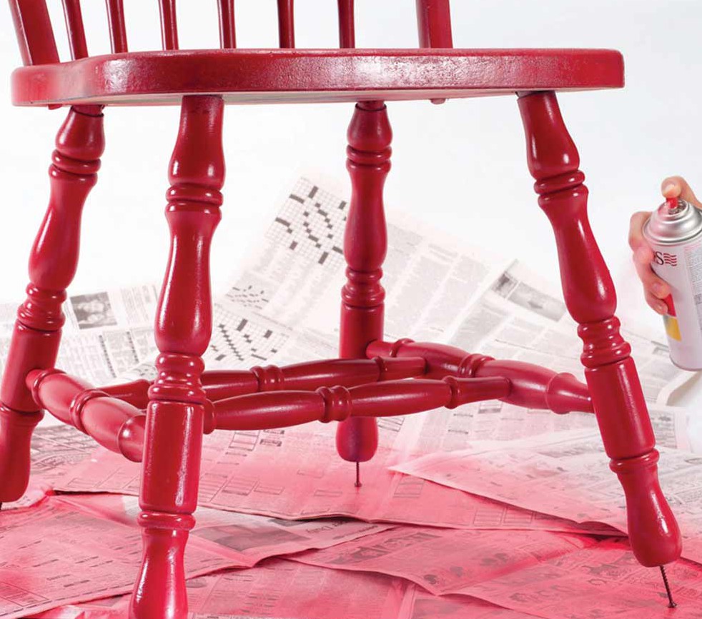Покраска старого стула